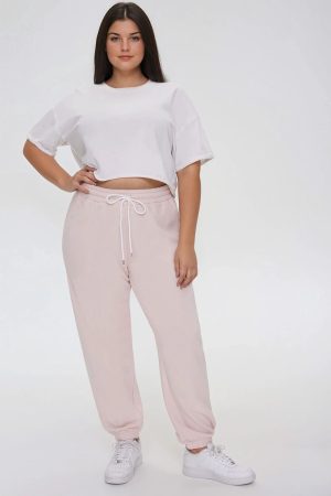 Plus Size Fleece Joggers