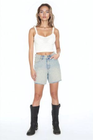 Crochet Sweater-Knit Cami