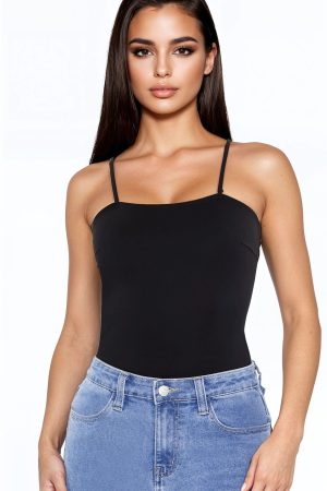 Ponte Knit Cami Bodysuit