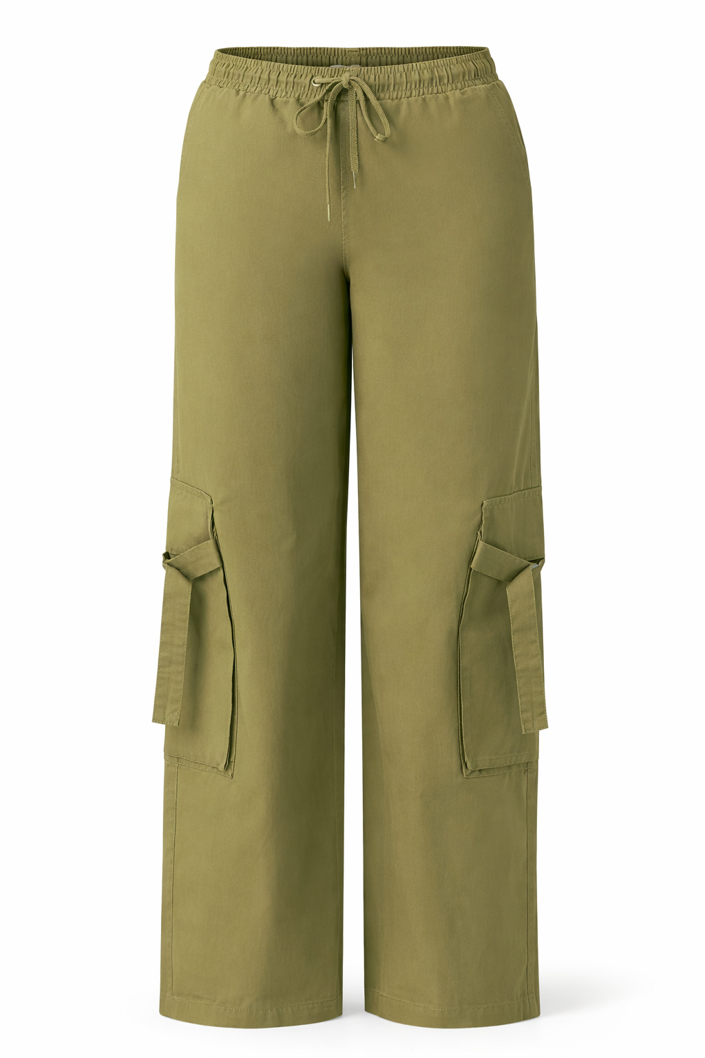 Twill High-Rise Utility Pants - Image 2