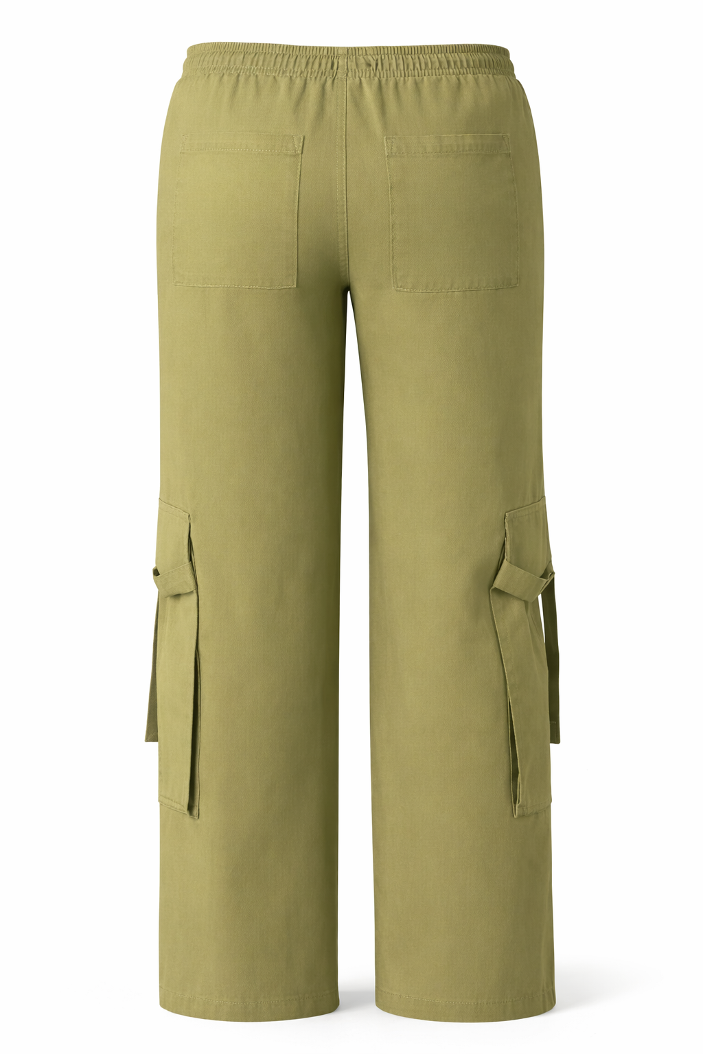 Twill High-Rise Utility Pants - Image 3