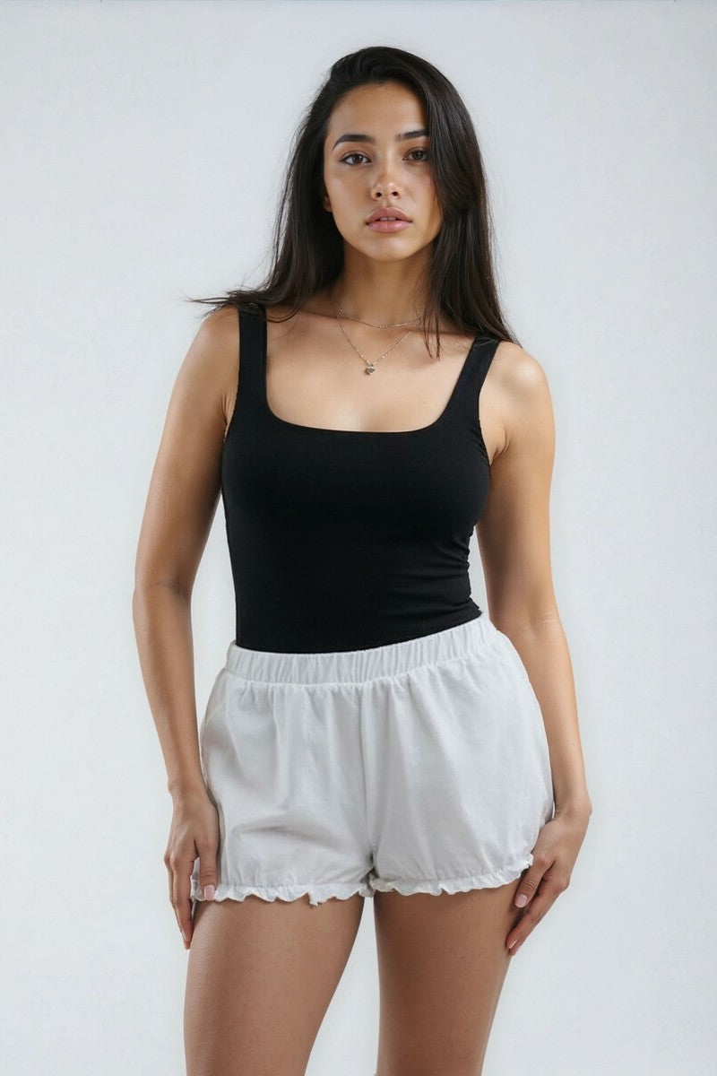 Ruffle-Hem Shorts - Image 4