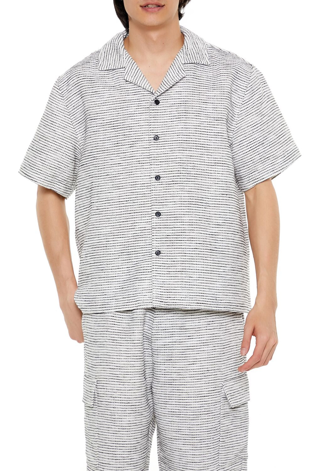 Cropped Striped Shirt