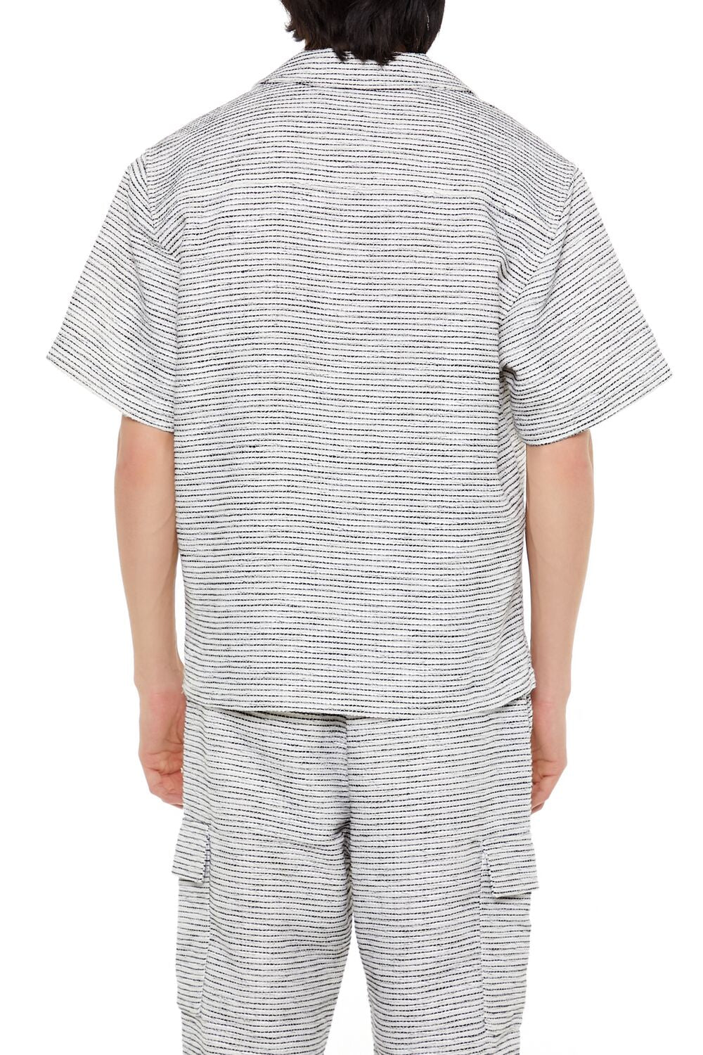 Cropped Striped Shirt - Image 5