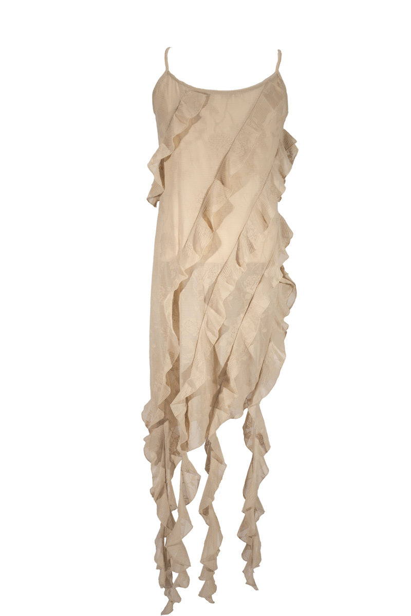 Plus Size Cascading Ruffle Dress - Image 4