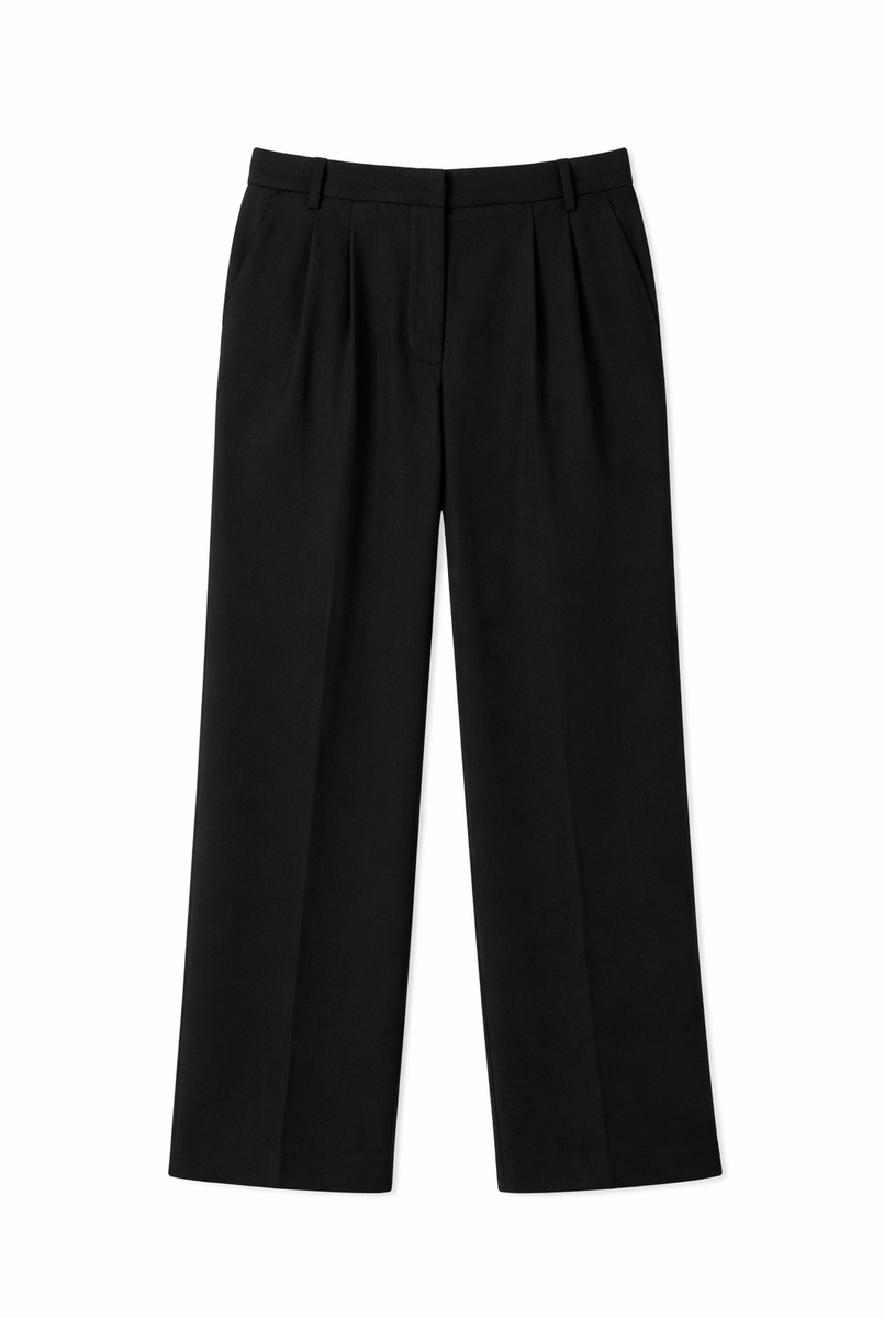 Plus Size Pleated Wide-Leg Pants - Image 7
