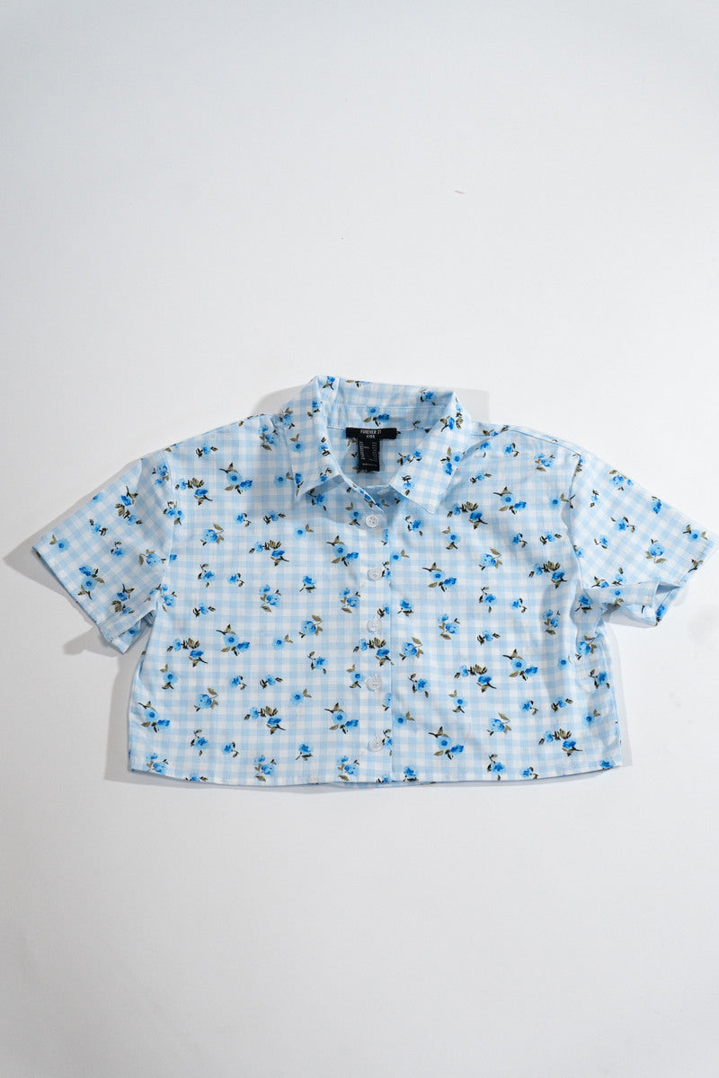 Kids Floral Short-Sleeve Shirt & Shorts Set - Image 2