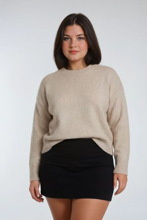 Plus Size A-Line Mini Skirt