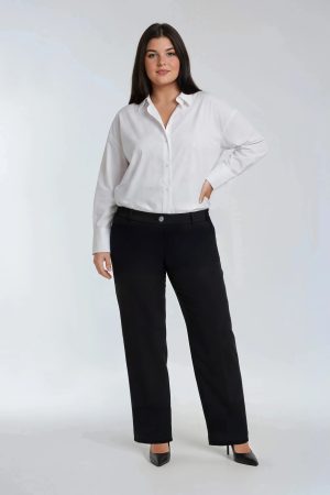 Plus Size Wide-Leg Pants