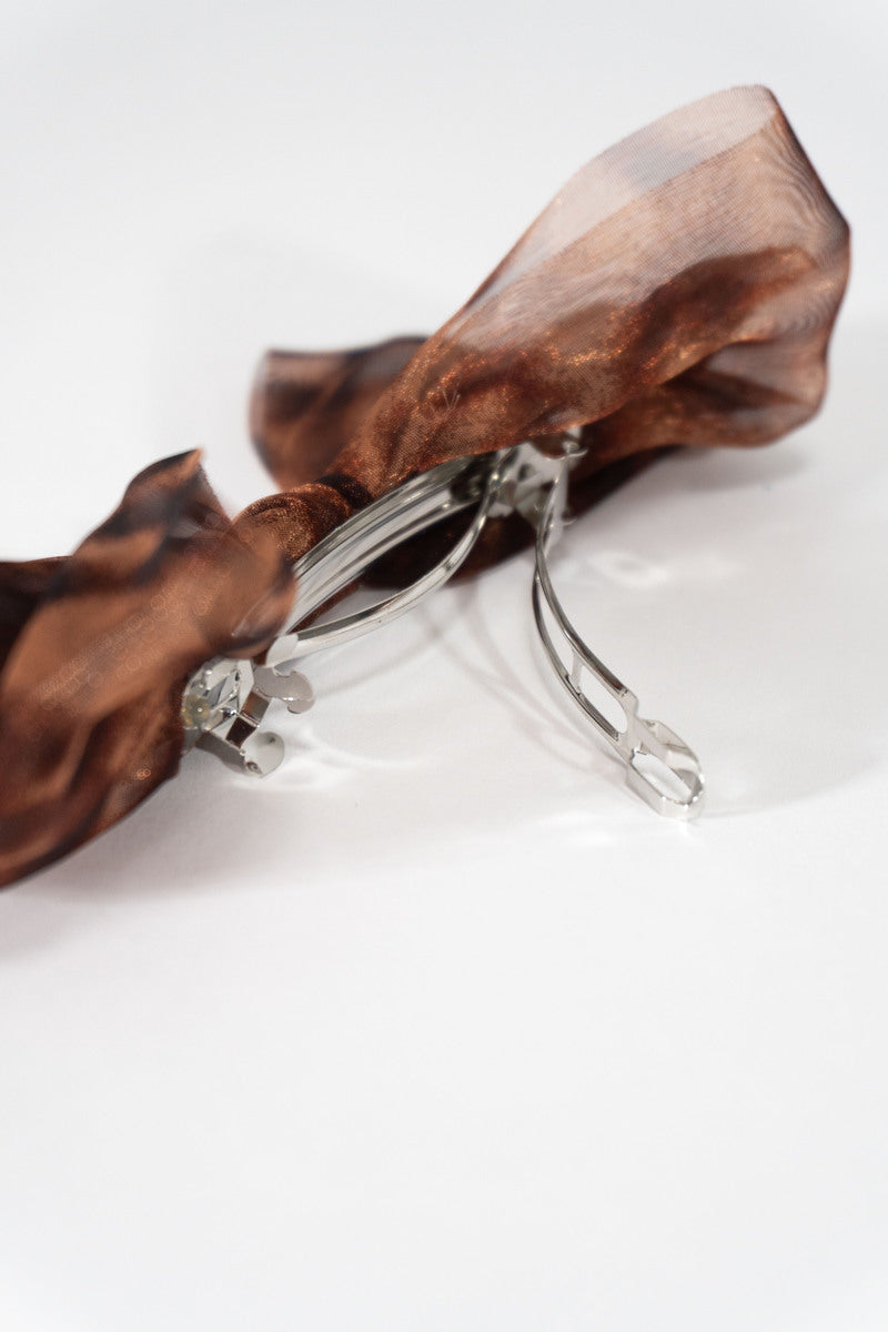 Printed Bow Hair Clip - Image 2