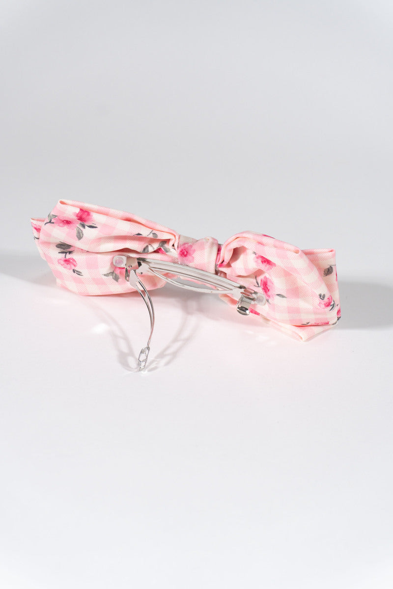 Printed Bow Hair Clip - Image 5