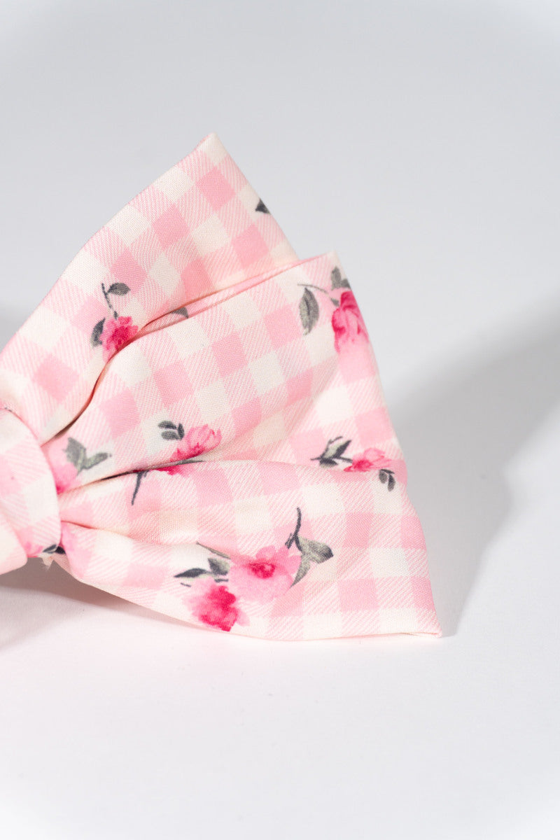 Printed Bow Hair Clip - Image 6