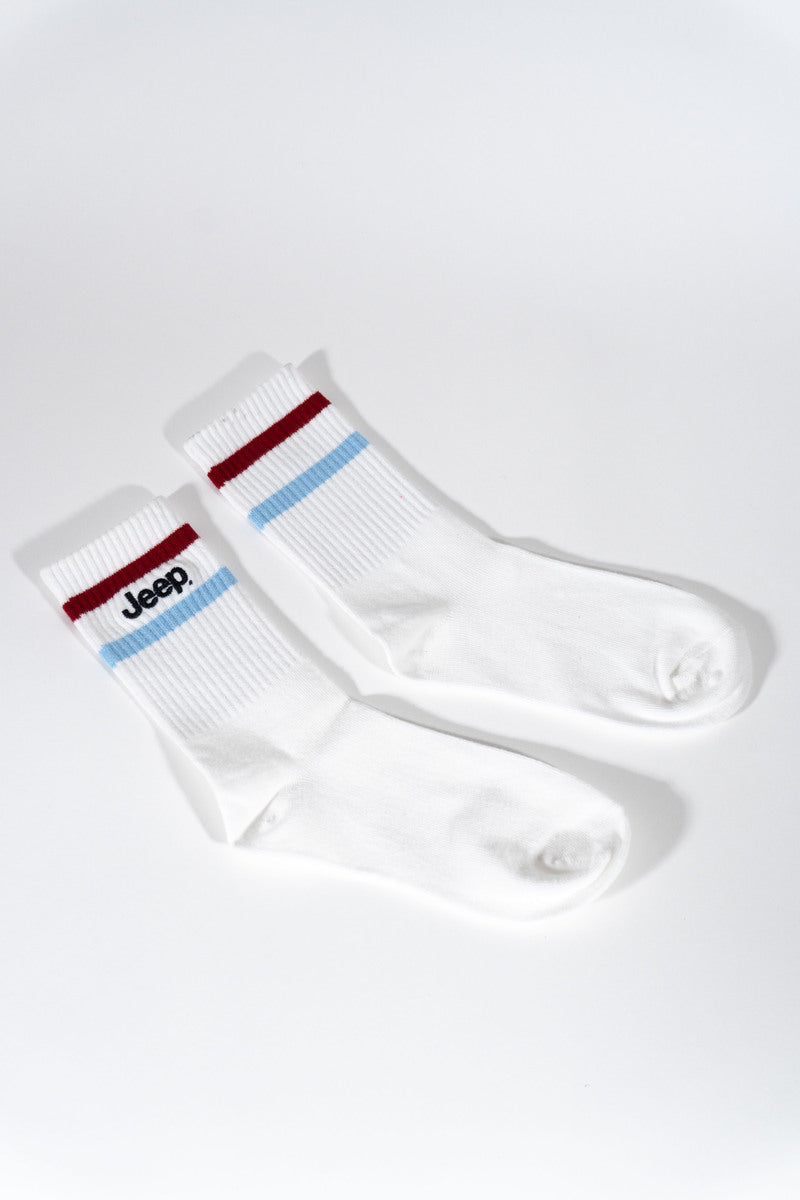 JeepĀ® Striped Ankle Socks