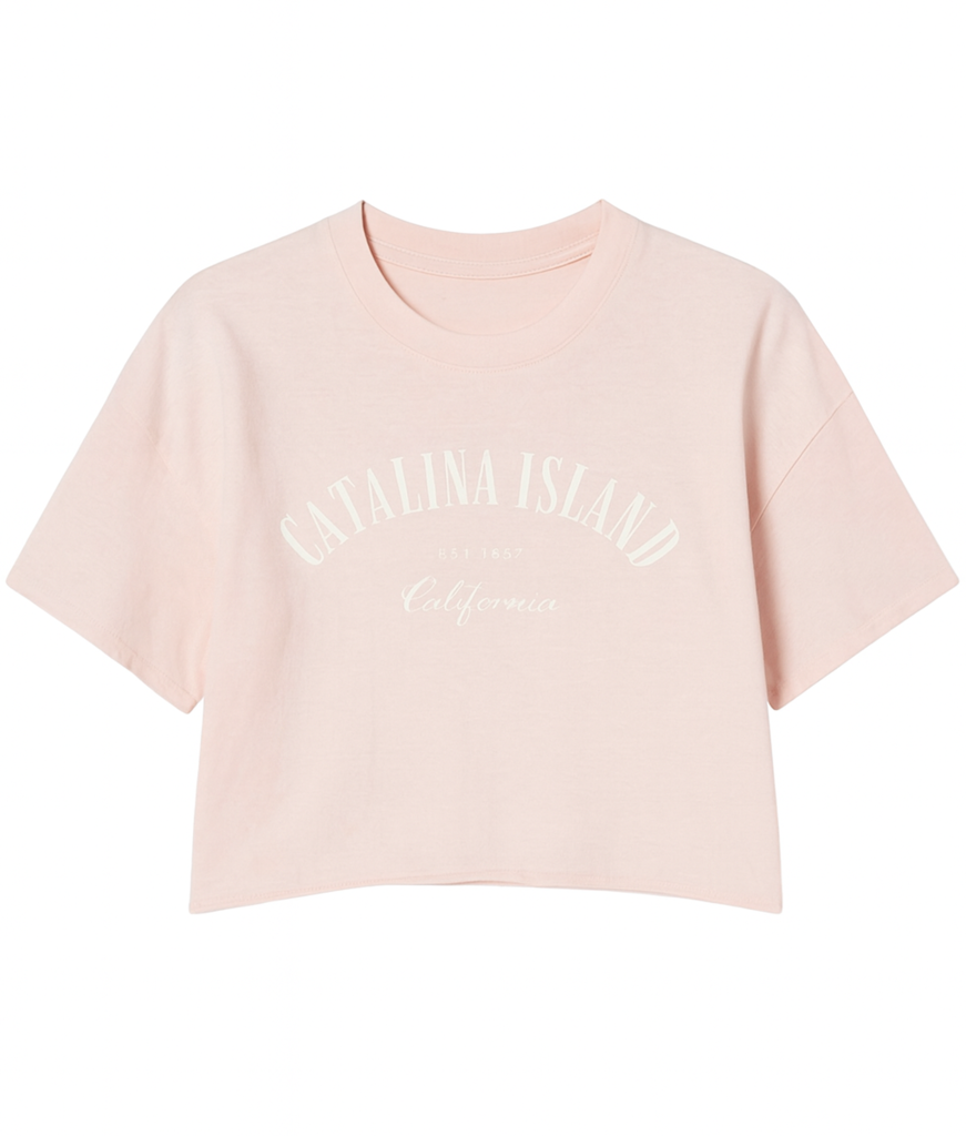 Catalina Island Boxy Cropped Tee - Image 2