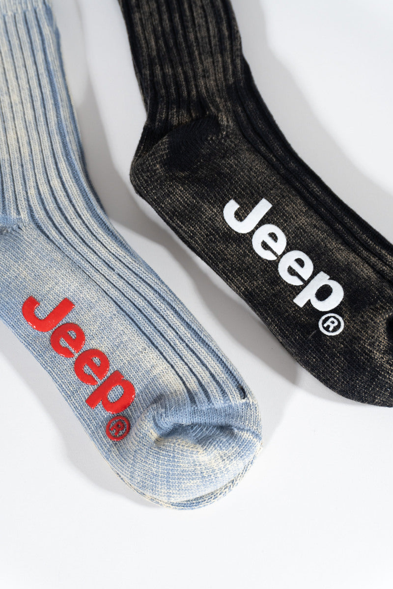 Jeep® Ribbed Crew Socks – 2 Pack - Image 2