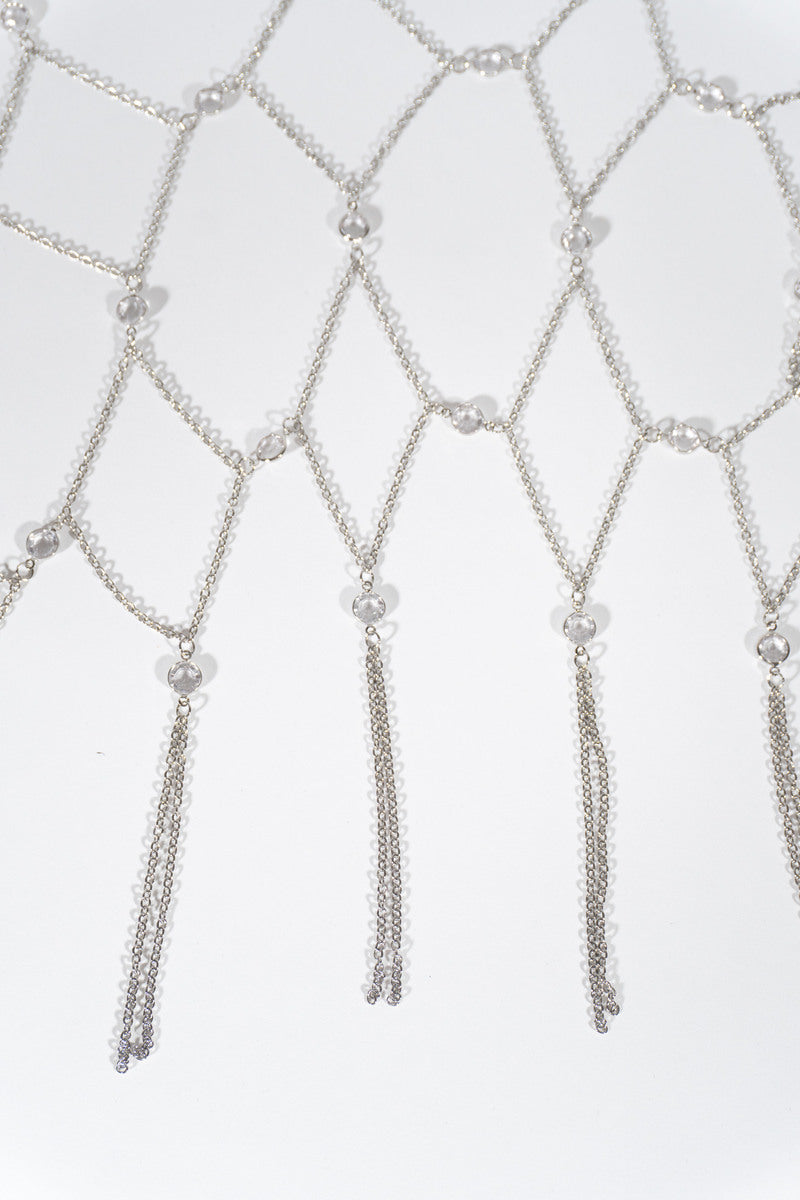 Rhinestone Drape Body Chain - Image 2