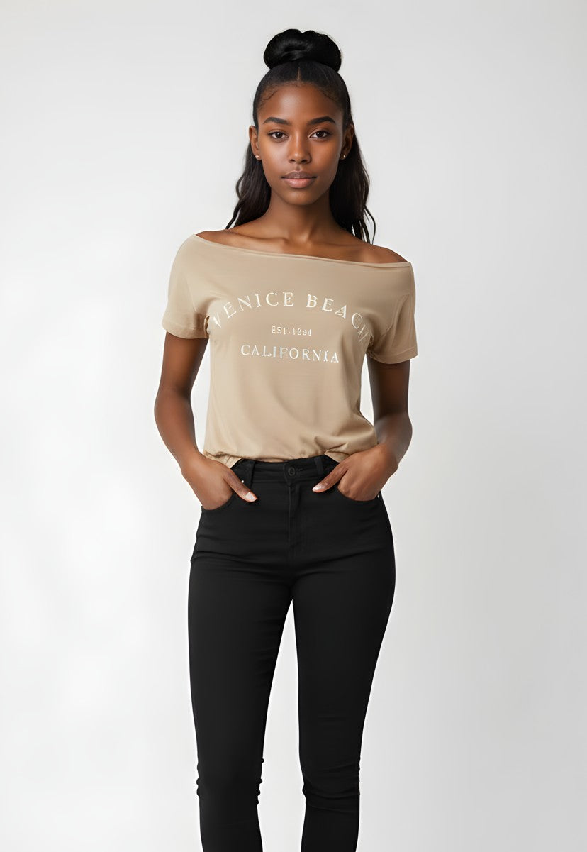 Venice Beach Distressed Graphic Tee - Image 2