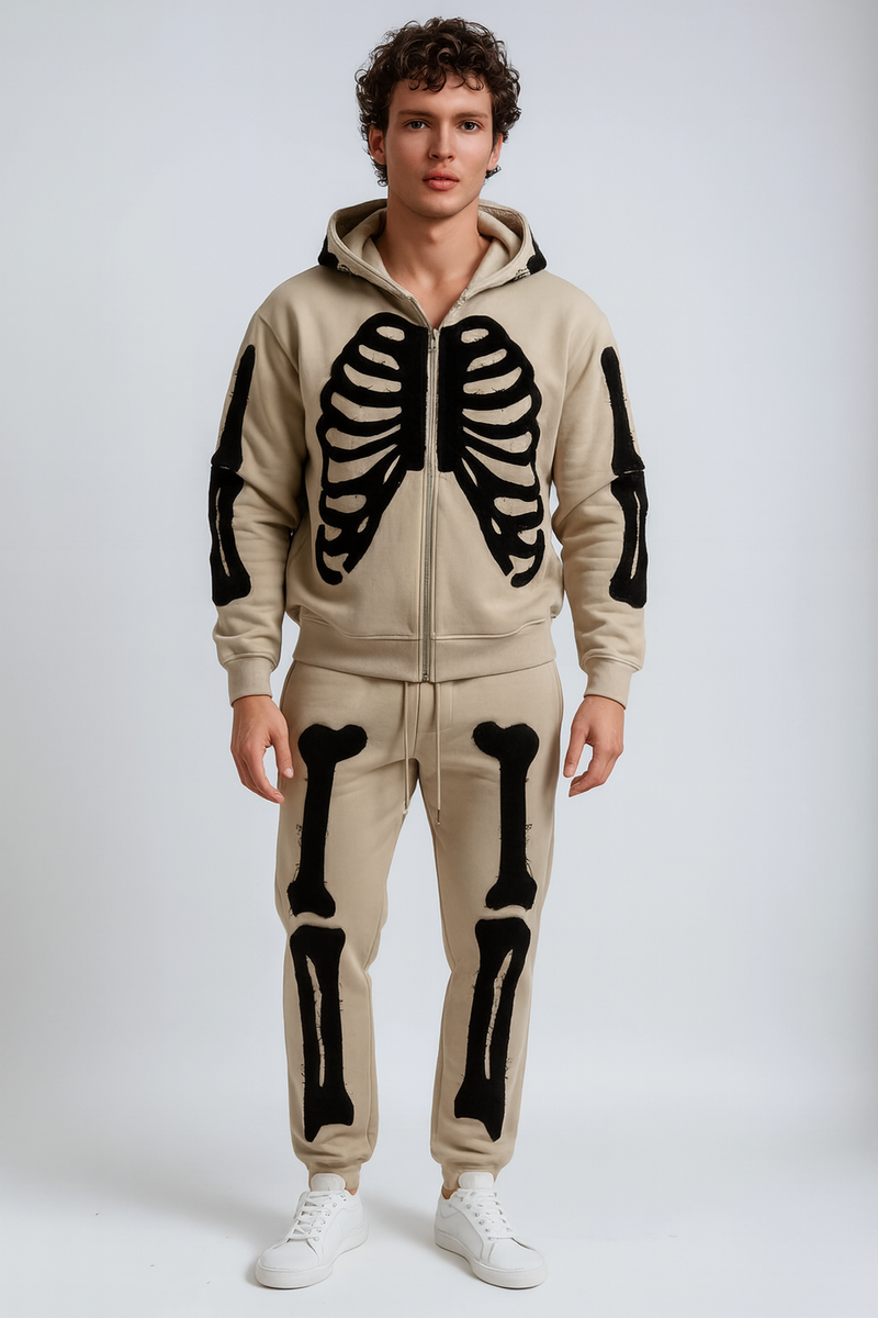 Skeleton Graphic Joggers - Image 2