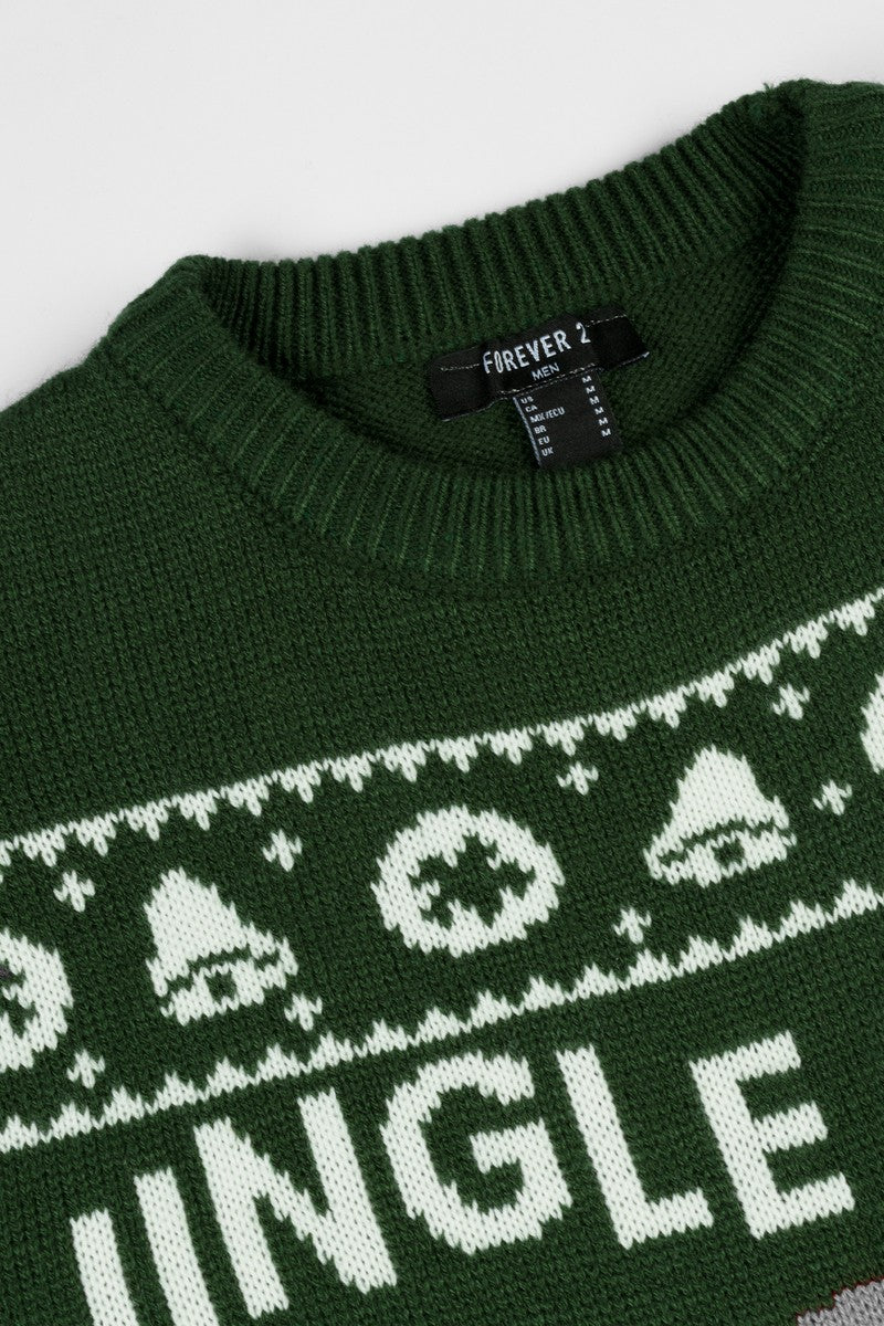 Jingle Bells Santa Sweater - Image 4