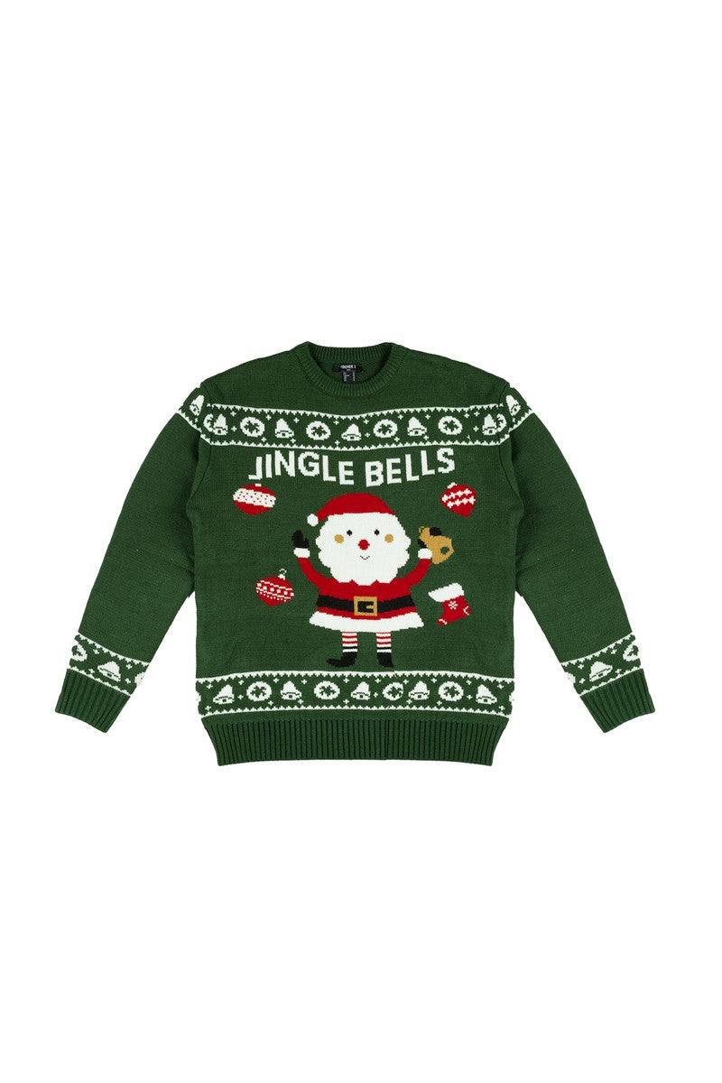 Jingle Bells Santa Sweater - Image 3
