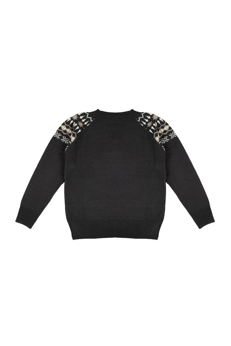 Fair Isle Yoke Sweater - Image 4