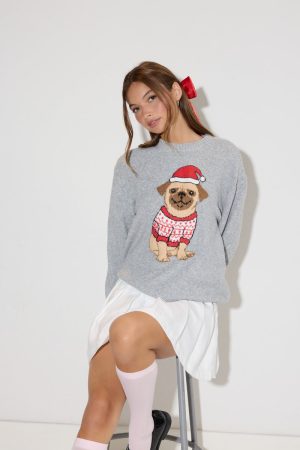 Holiday Dog Jacquard Sweater