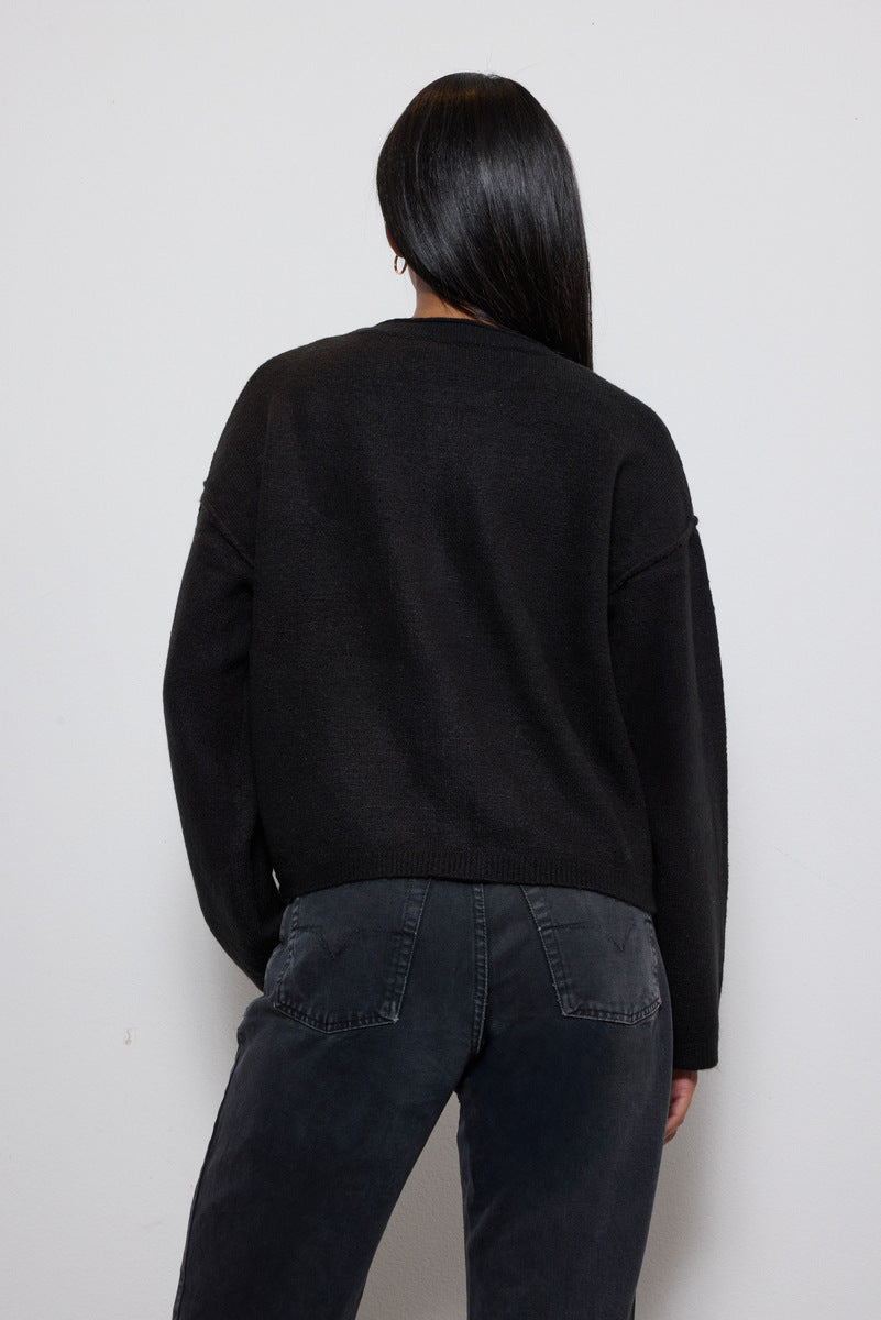 Button-Front Knit Cardigan - Image 6