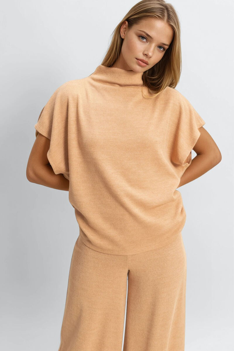 Mockneck Top and Pant Set - Image 2