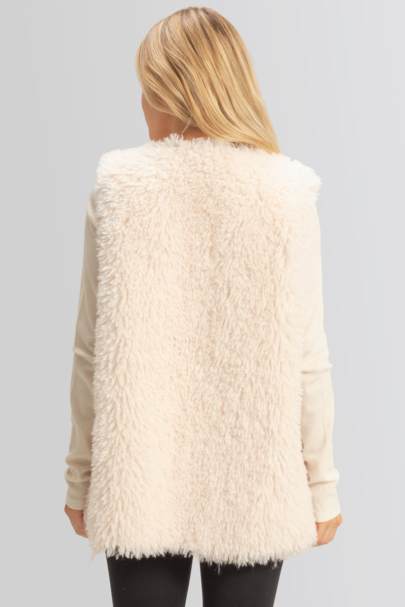Fuzzy Longline Vest - Image 11