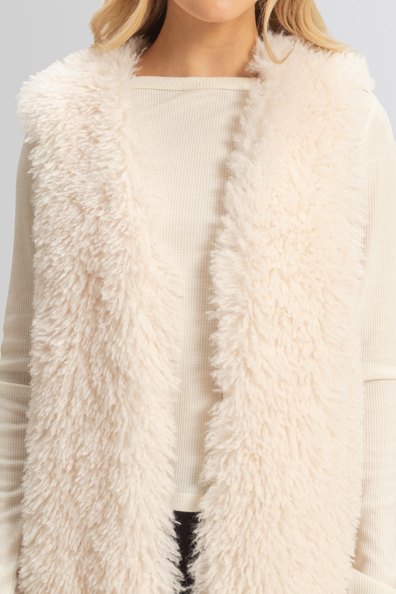 Fuzzy Longline Vest - Image 10