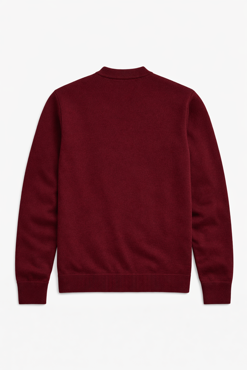 Long-Sleeve Henley Sweater - Image 13