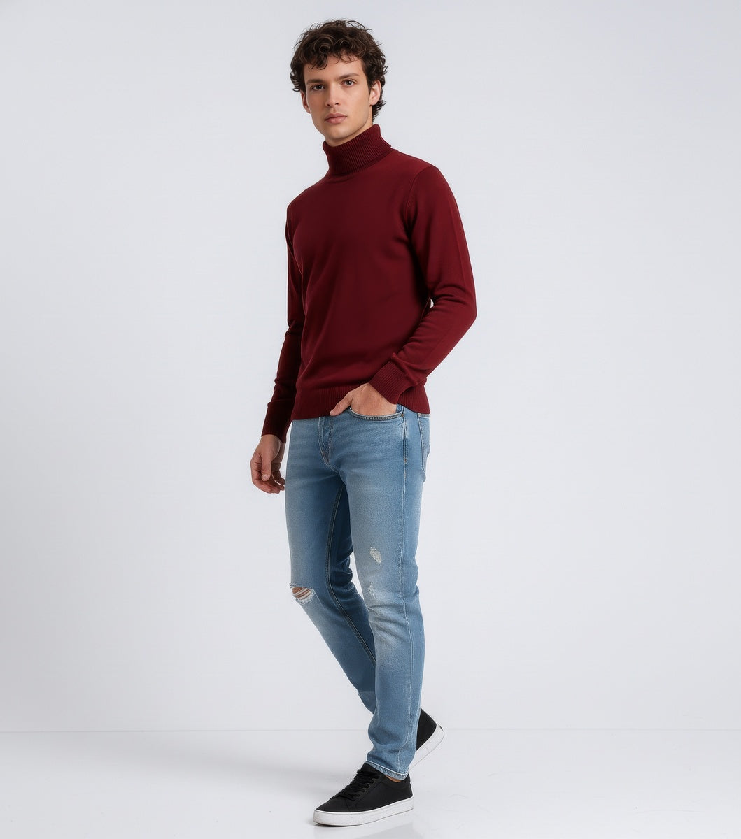 Long-Sleeve Turtleneck Sweater - Image 8