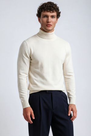 Long-Sleeve Turtleneck Sweater