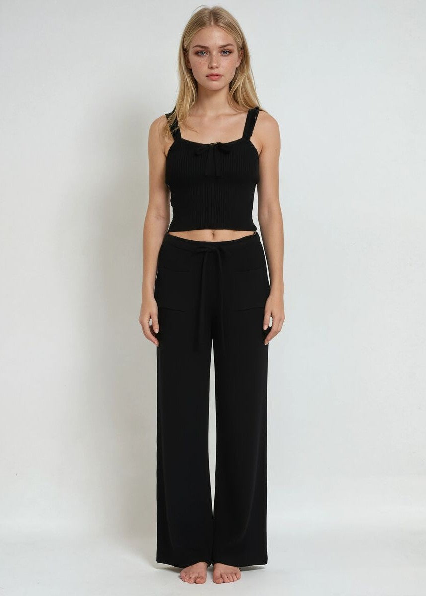 Ribbed Sweater-Knit Pajama Pant - Image 5