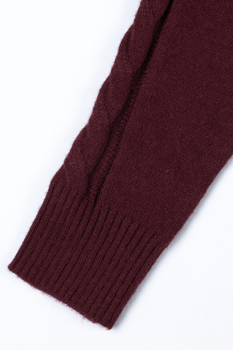 Embellished Cable-Knit Cropped Sweater - Image 5