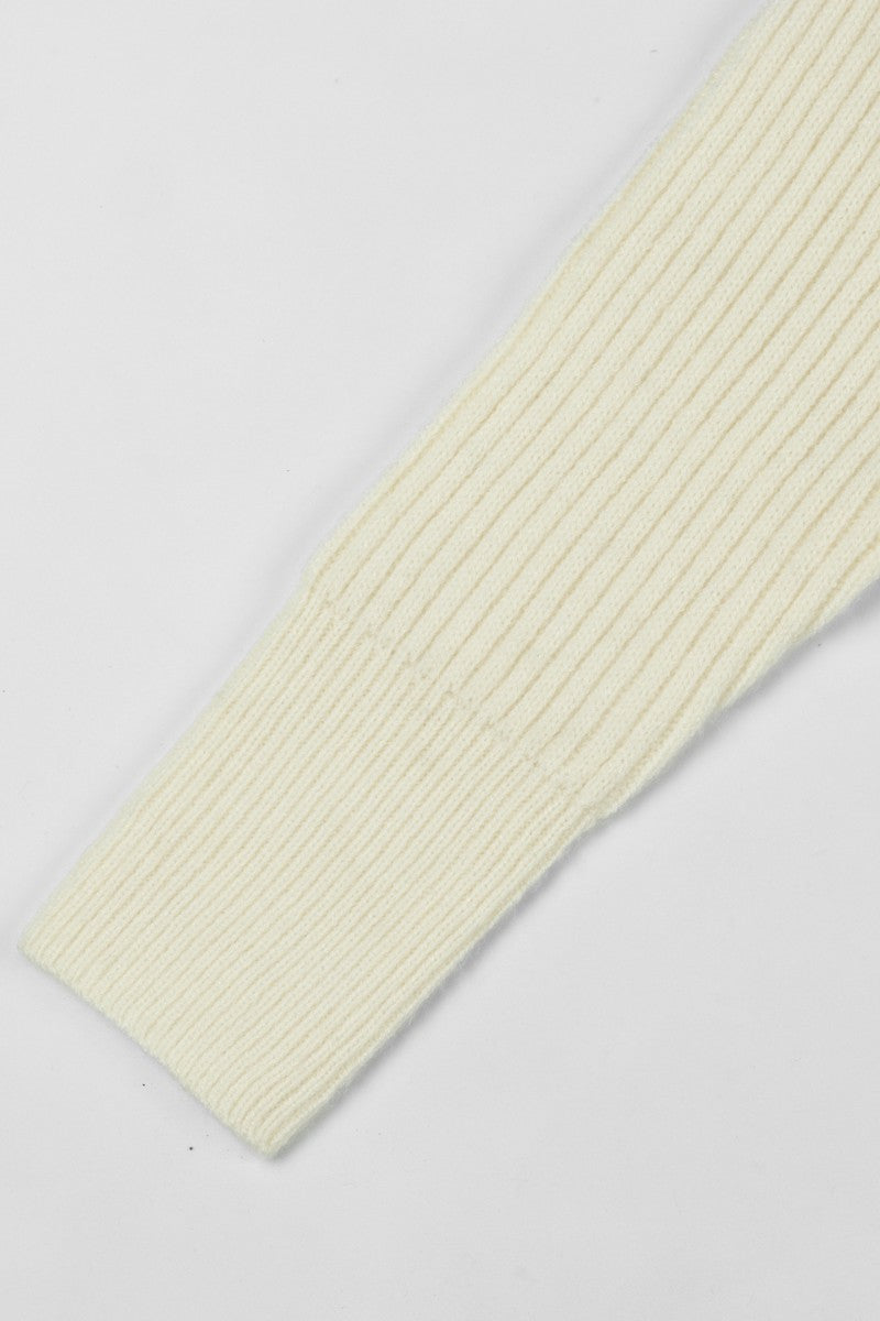 Chunky Ribbed Turtleneck Sweater - Image 4