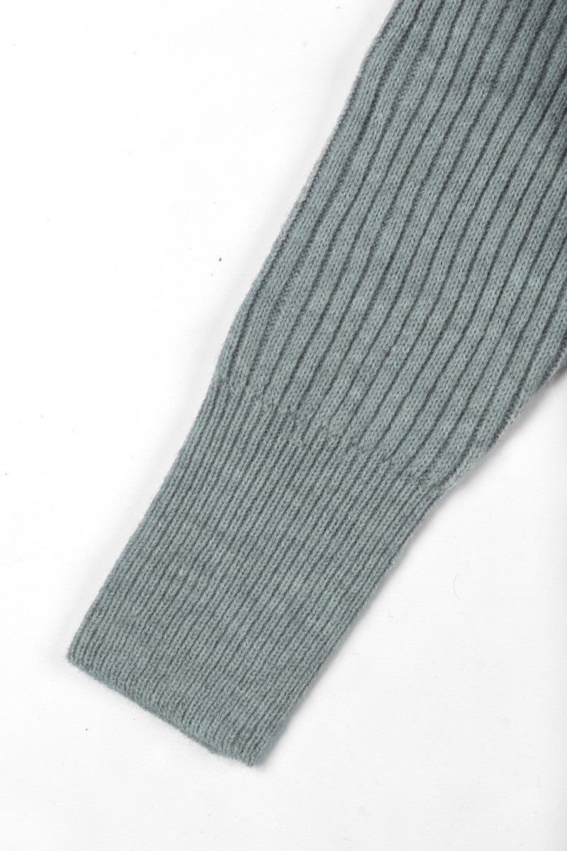 Chunky Ribbed Turtleneck Sweater - Image 9