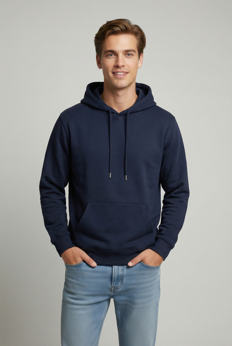 Drawstring Fleece Hoodie - Image 5