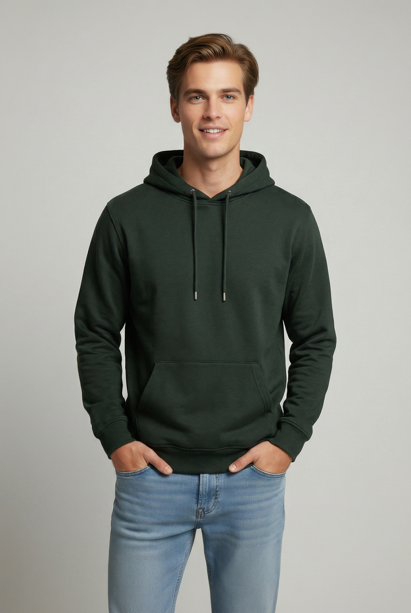 Drawstring Fleece Hoodie - Image 17