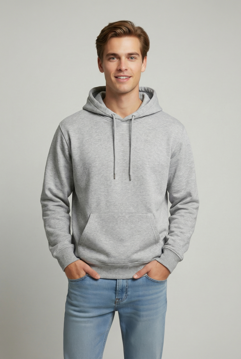 Drawstring Fleece Hoodie