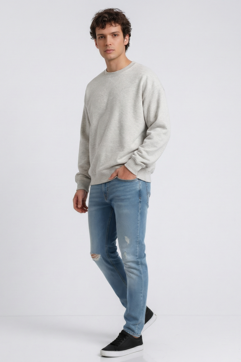 Fleece Crew Neck Pullover - Image 2