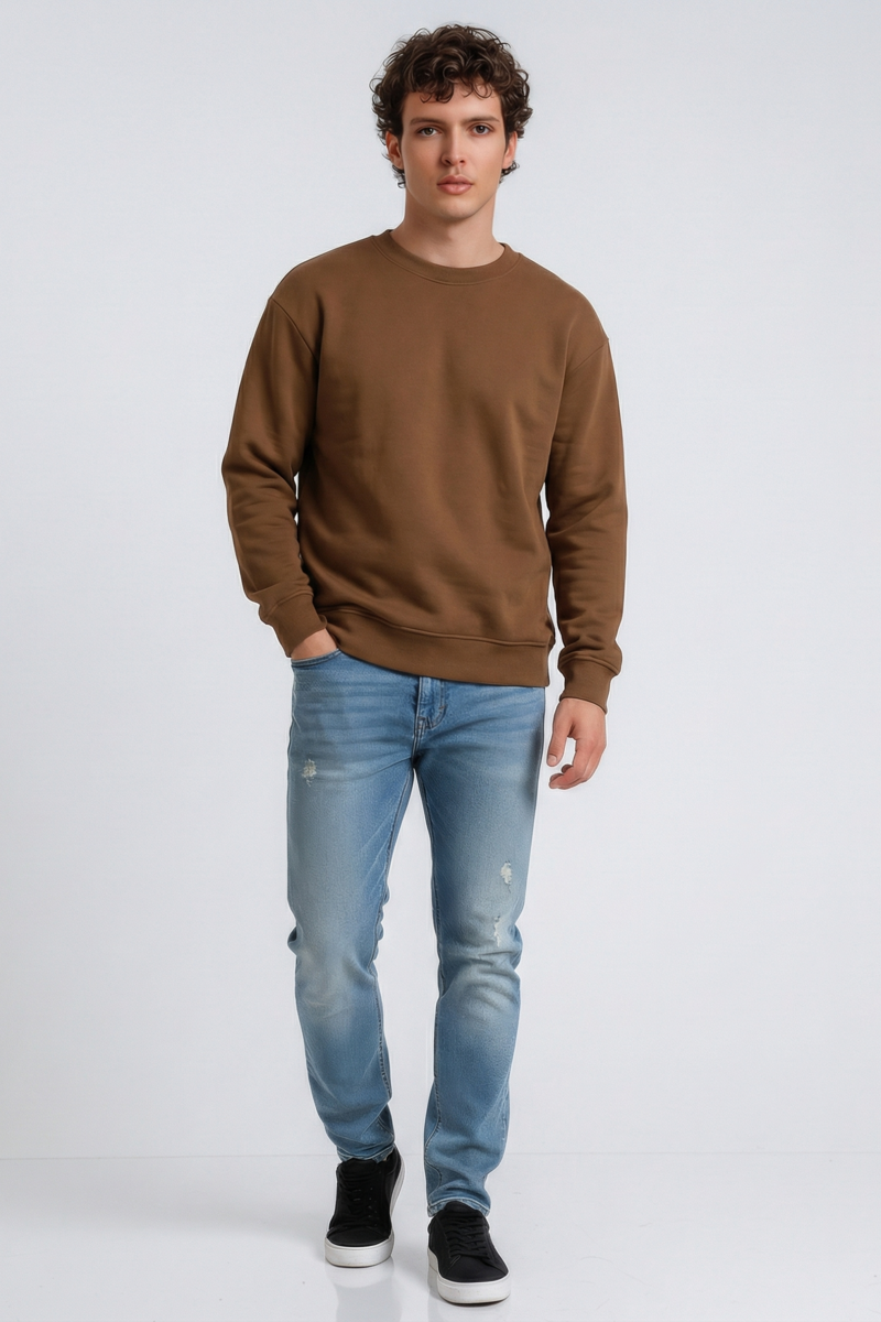 Fleece Crew Neck Pullover - Image 8