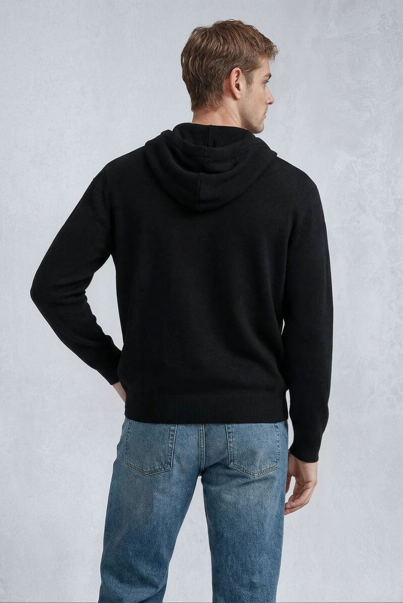 Knit Hoodie Sweater - Image 8
