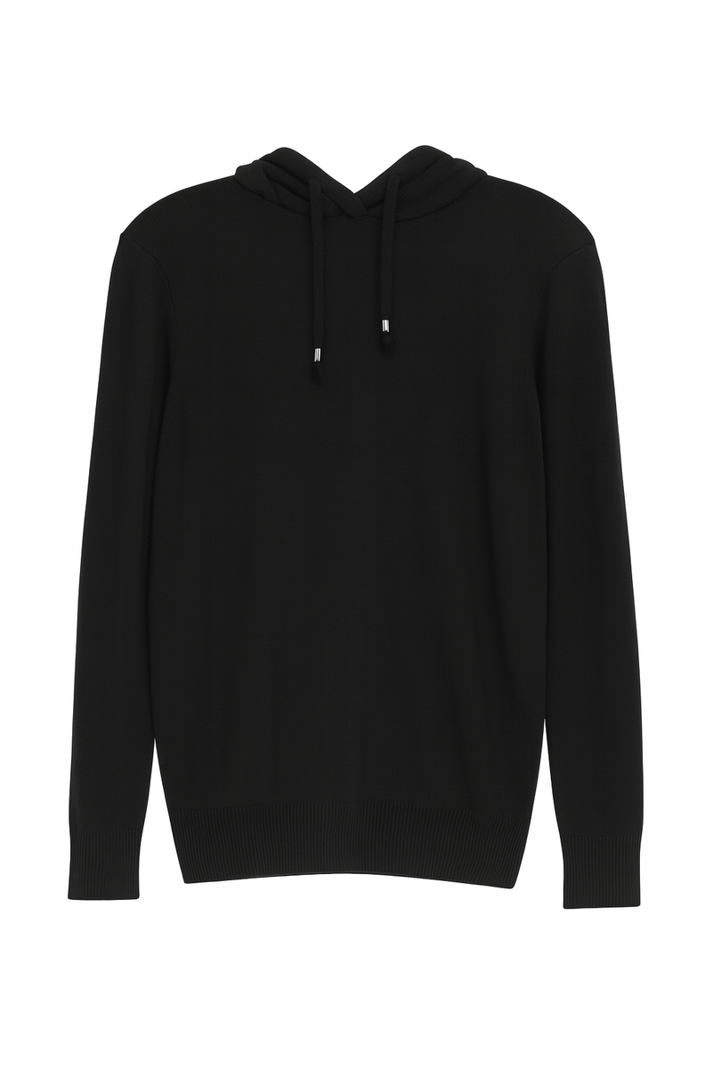 Knit Hoodie Sweater - Image 9