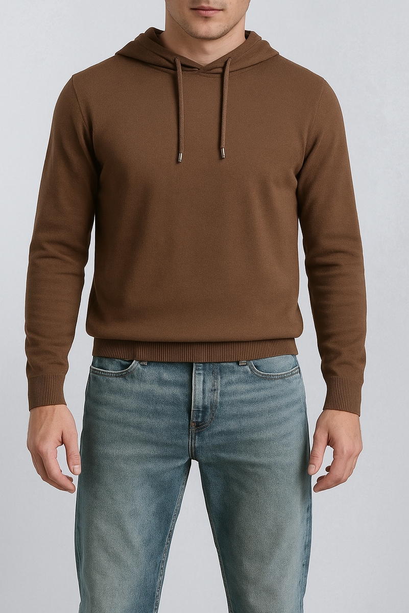 Knit Hoodie Sweater - Image 11