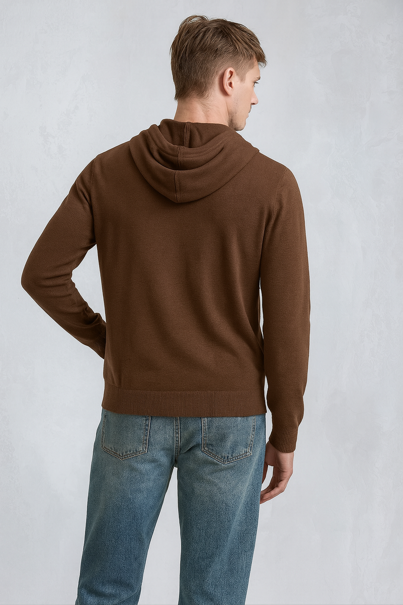 Knit Hoodie Sweater - Image 12