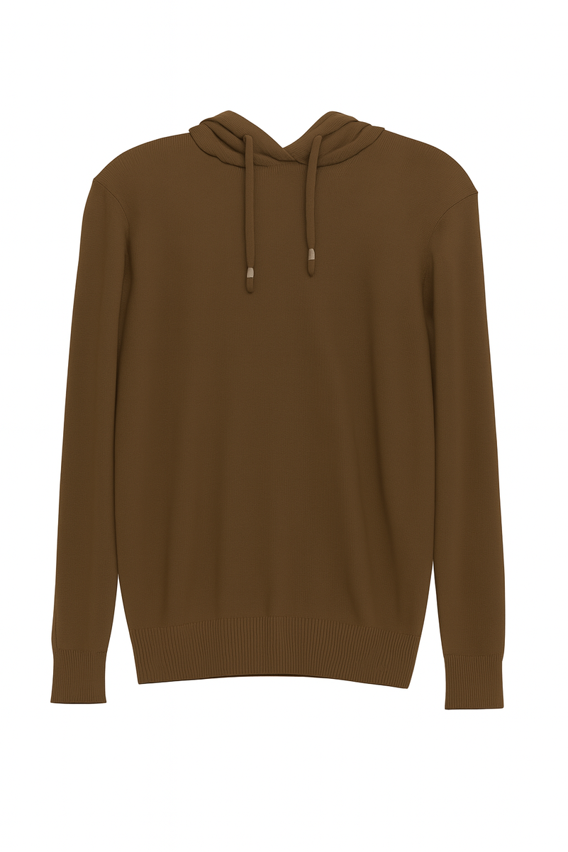 Knit Hoodie Sweater - Image 13