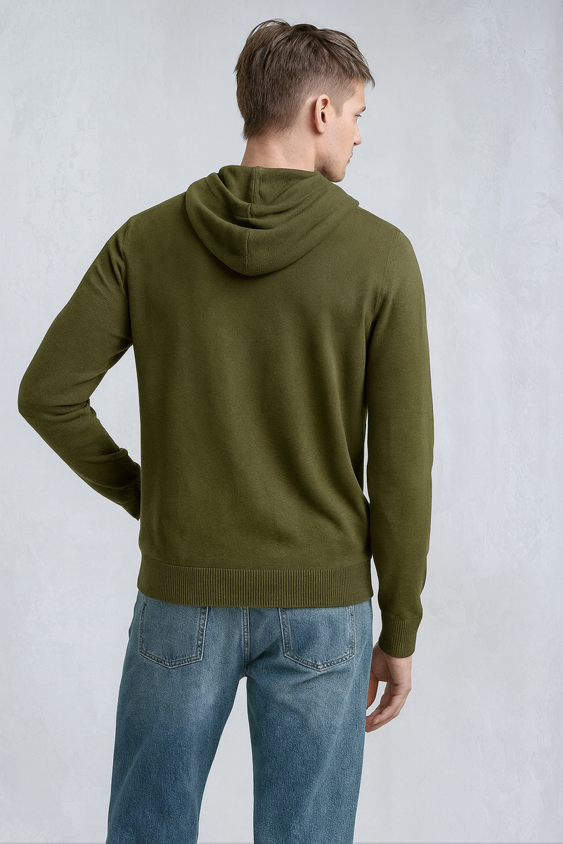 Knit Hoodie Sweater - Image 15