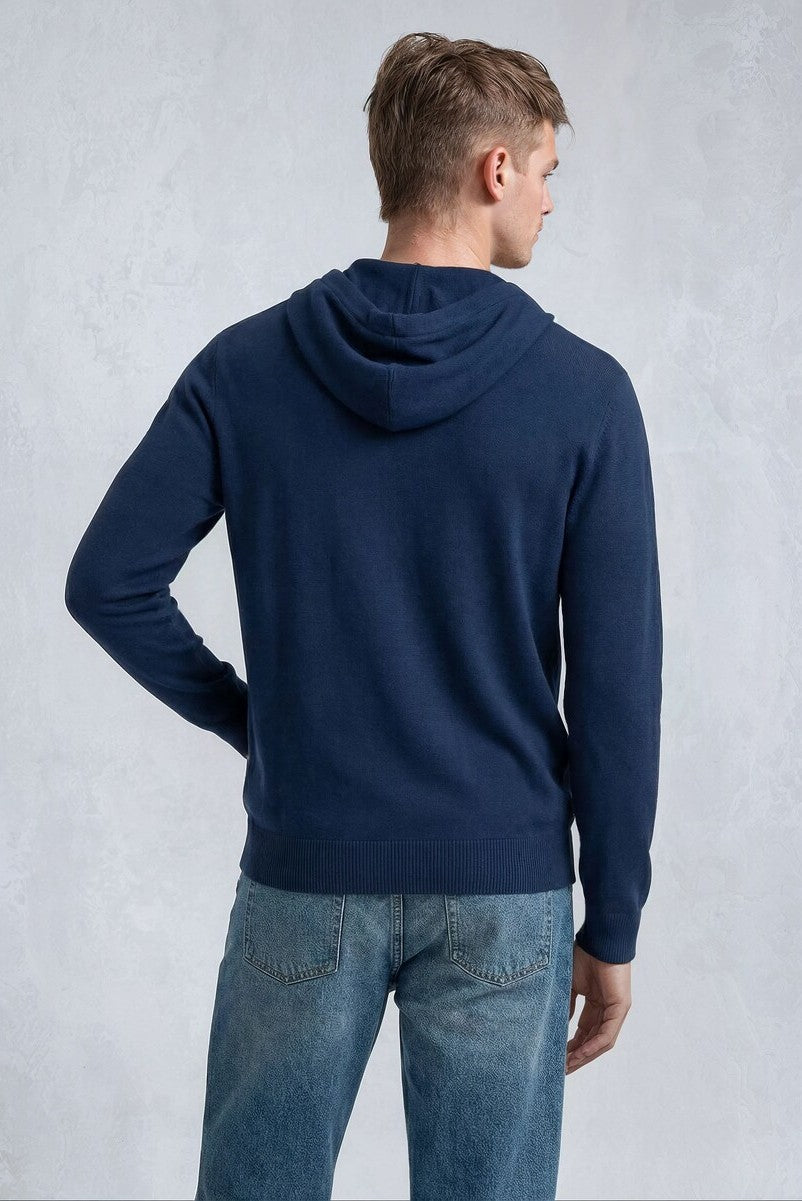 Knit Hoodie Sweater - Image 2