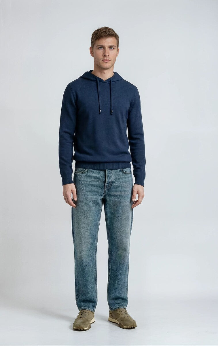 Knit Hoodie Sweater - Image 3